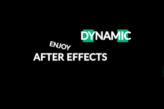 do kinetic typography text animation video, lyrics video with motion graphics