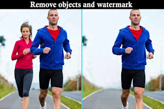 do remove objects, persons, and text by perfect photoshop editing