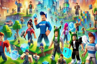 develop a full roblox game with scripting, maps, UI and animations