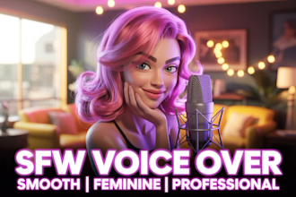 record seductive erotic female voiceover for nsfw, sfw, smut, and asmr