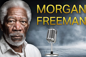 make a professional morgan freeman voice over