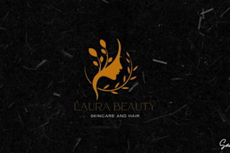design skin care logo, cosmetic, spa, saloon, beauty