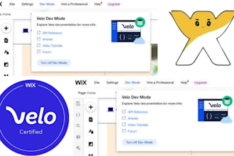 design a premium, responsive website using wix studio, wix paymeny gateway zoho