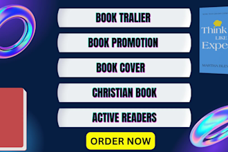 do book cover design book trailer promote christian book on 5m active readers