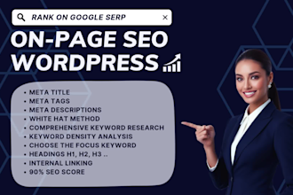 do monthly on page SEO, wordpress site, internal linking