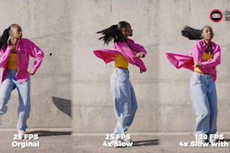 increase your videos frame rate or slow it down 16 times