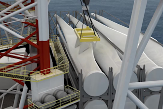 do 3d industrial construction animation 3d technical video batch 3d process line
