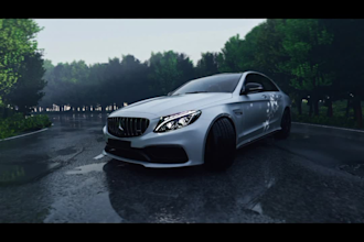 create a aesthetic, realistic, fantasy car animations