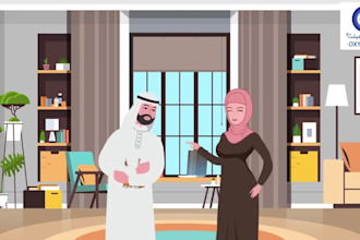 do the dubbing of stories and youtube videos in arabic