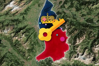create a map animated short, tiktok or reel