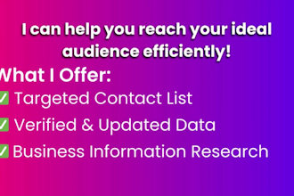 generate targeted b2b prospecting for your business