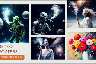 create trendy etsy digital wall art