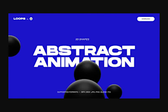create 3d liquid shape abstract animation 3d abstract animation for your website