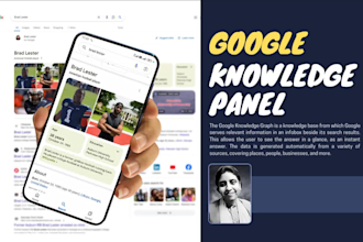create a personal google knowledge panel or graph for all