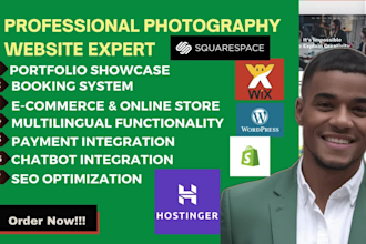 squarespace website design pixieset photography booking website with wordpress