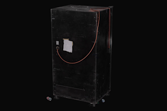 design a 3d vending machine or trade booth