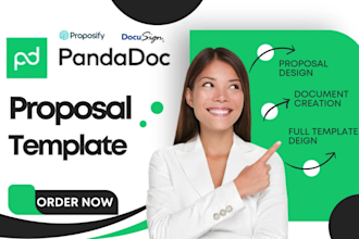 create pandadoc template design proposify docusign