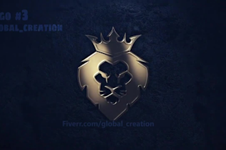 create an 3d epic cinematic logo reveal or trailer video