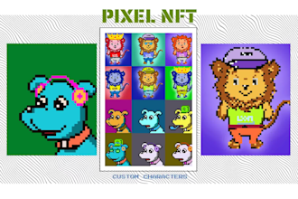 create quality pixel art nft with metadata