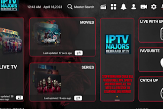 rebrand, develop iptv app