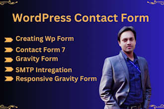 build wpforms, contact form 7, gravity forms, SMTP setup and bugs fix