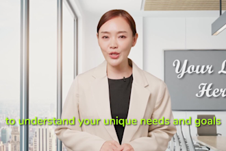 be your video spokesperson in thai accent or thai language