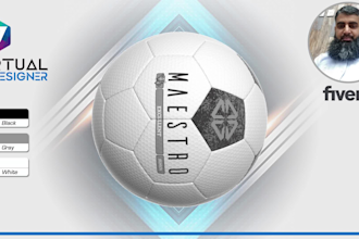 design best 3d soccer ball football for your brand