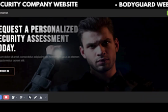 setup security company, cctv, bodyguard, agency website, home security website