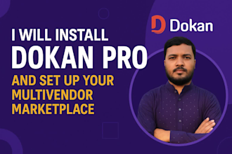 install dokan pro and set up your multivendor marketplace