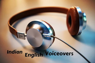 do a male english voiceover in a neutral indian accent