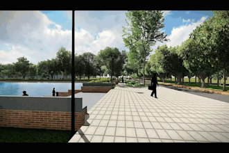 design outdoor areas as a landscape architect