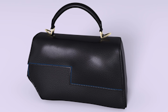 create all type of bag 3d model  or 3d render or animation of bag