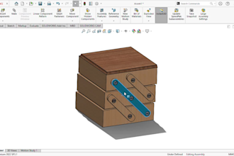 design cad models, parts, and assemblies in solidworks