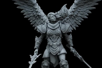 sculpt custom 3d printable characters, mini figures, toys or stl fanart models