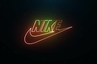 create amazing electric logo intro