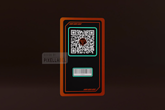 create clean 3d animation spinning nft, coin, membership card, logo