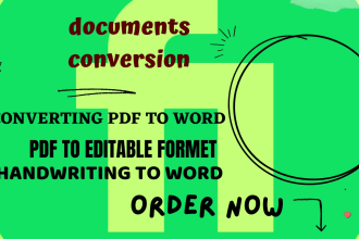 convert pdf to word and edit by retype