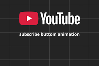 make an animated youtube subscribe button