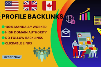 do build 500 SEO profile backlinks for link building
