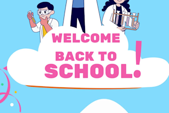 create back to school colorful posters to amp up learning