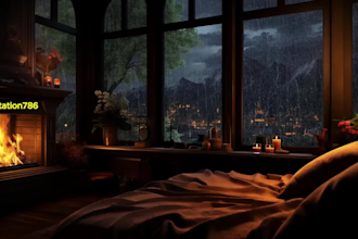 create 120 cozy rain sound videos for meditation and relaxing youtube channel