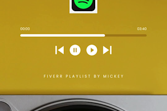 curate an original custom music playlist on spotify