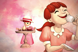 draw children book illustration, kids book, storybook, watercolor illustrations