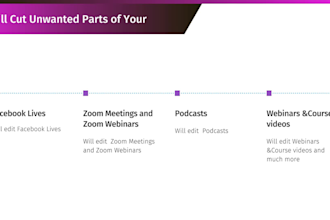 do zoom, podcasts and webinar video editing within 24 hours