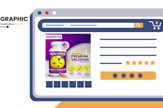 design amazon product infographic or product listing images design