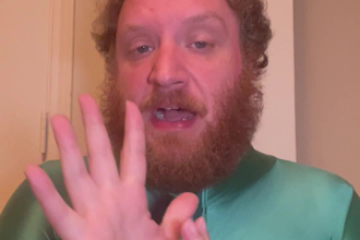 record a short video with a greeting, upbeat comment in my bodysuit