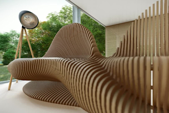 parametric architectural interior furniture