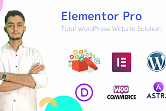 build responsive elementor site using elementor pro and astra