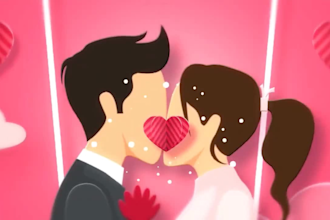 do valentine ecard animation,greeting card design,motion graphics,template edit