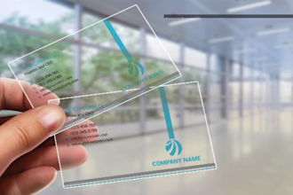do professional luxury, minimalist, modern and unique business card with qr code